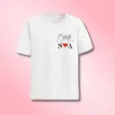 Unisex White Graphic T-Shirt