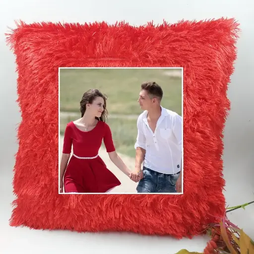 Red Personalized Cushion
