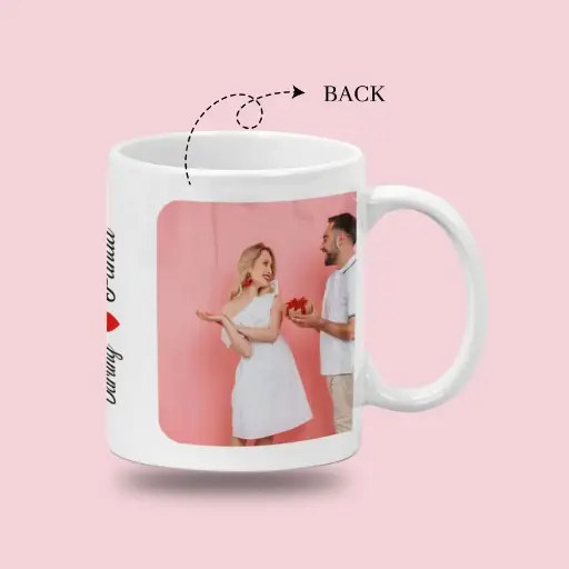 Personalized White Calendar Mug